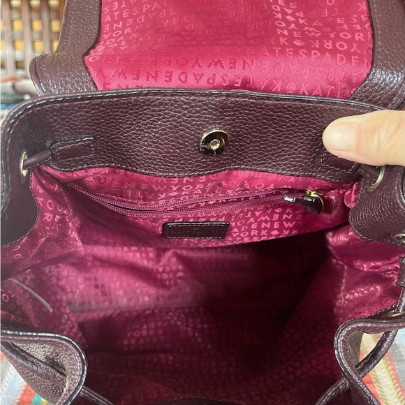 Kate Spade small over shoulder knapsack - Picture 5 of 6